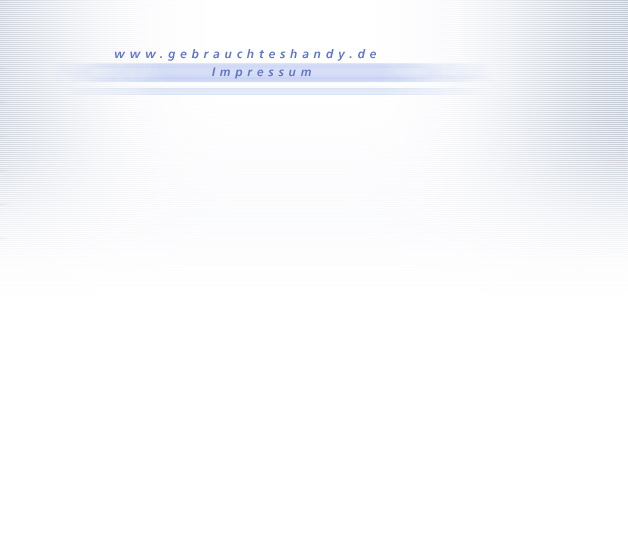 www.gebrauchtesHandy.de Kleinanzeigenmarkt - Werbung und Impressum